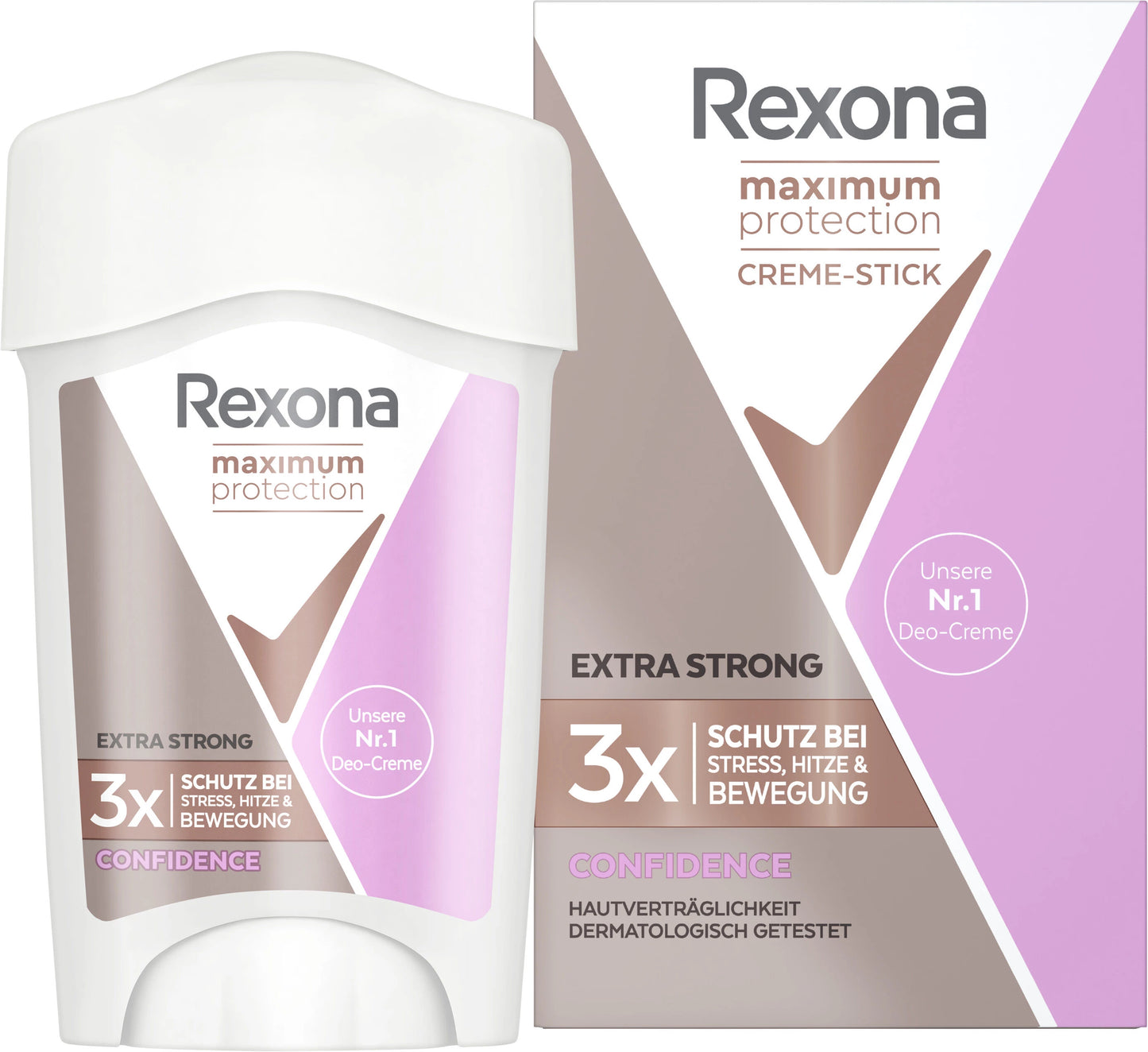Rexona Women Maximum Protection Confidence Anti-perspirant Cream Stick 45 ml 96h(1.52oz)