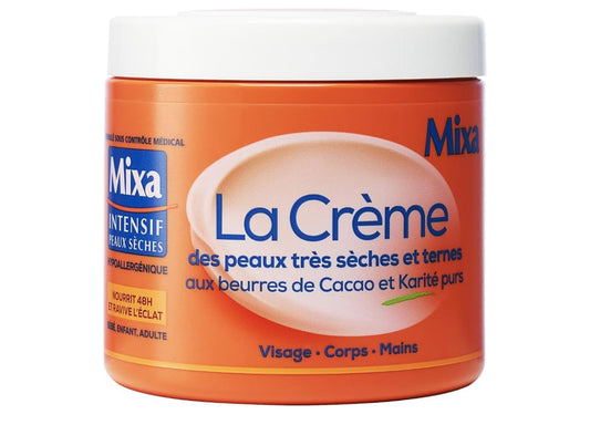 Mixa Cream for Very Dry and Dull Skin Face, Body, Hands 400ml(13.5oz)