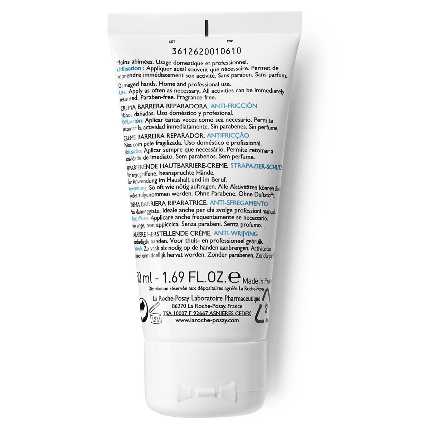 La Roche-Posay Cicaplast Hands Barrier Repairing Cream 50ml(1.69oz)