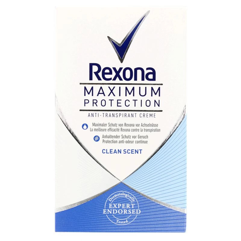 Rexona Women Maximum Protection Clean Scent Deo Cream 45ml (1.52 oz)