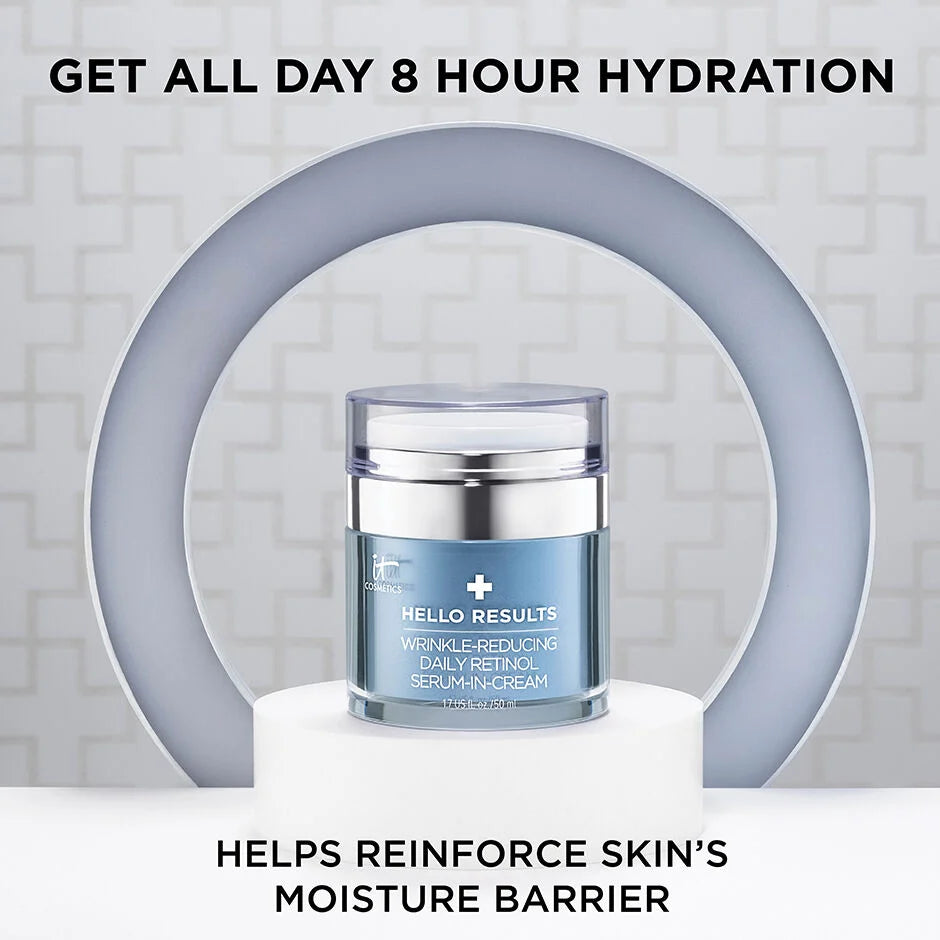 It Cosmetics Hello Results Wrinkle-Reducing Daily Retinol Serum-In-Cream 50ml (1.69oz)
