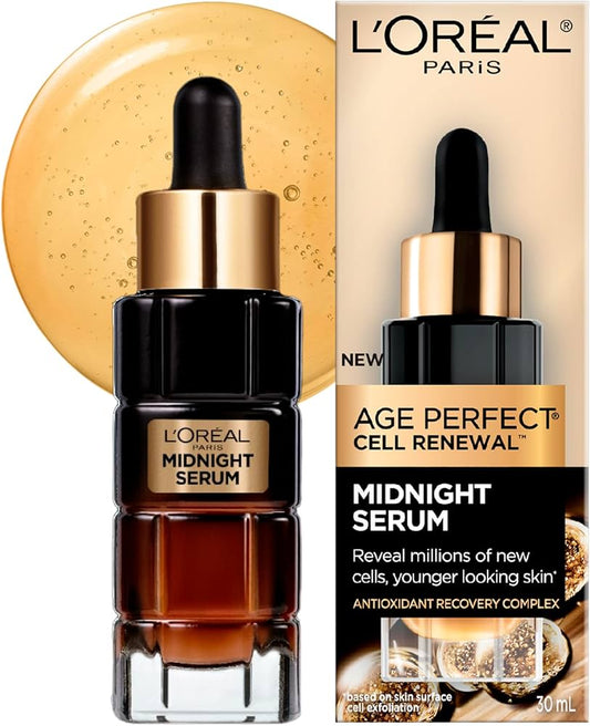 L'Oreal Paris Age Perfect Cell Renewal Midnight Serum Anti-Aging Complex 30ml (1oz)
