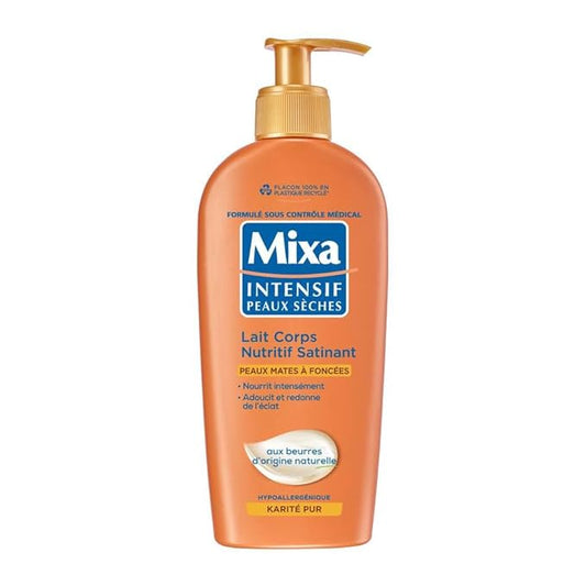 Mixa Satin Nourishing Body Milk for Medium to Dark Skin 250ml(8.40oz)