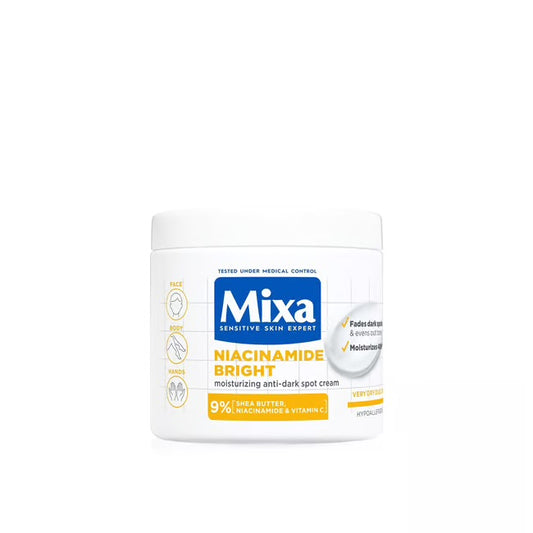 Mixa Niacinamide Bright Moisturizing Anti-Dark Spot Cream 400ml(13.5oz)