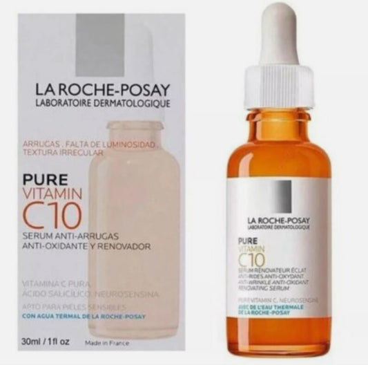 La Roche-Posay 10% Pure Vitamin C Serum - Anti-Wrinkle 30ml(1.01oz)