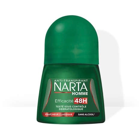 Narta Men’s Classic Freshness 48H Roll-On Antiperspirant 50 ml (1.69oz)