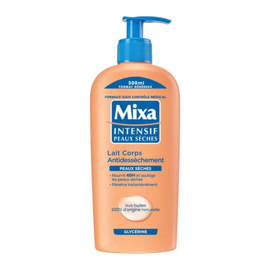 Mixa Anti-dryness Body Milk for Dry Skin 300ml(10.6oz)